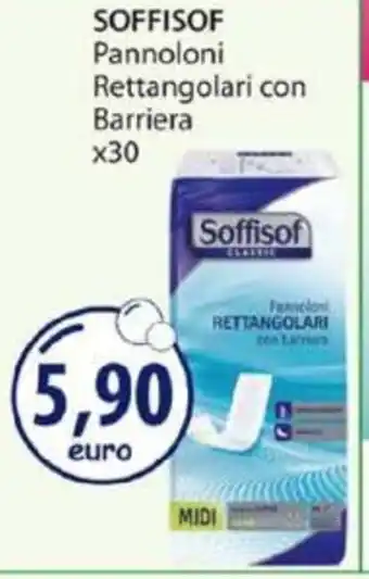 Acqua & Sapone SOFFISOF Pannoloni Rettangolari con Barriera x30 offerta