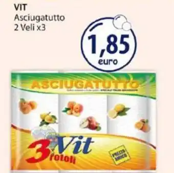 Acqua & Sapone VIT Asciugatutto 2 Veli x3 offerta
