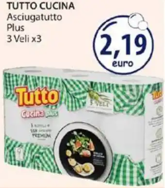 Acqua & Sapone TUTTO CUCINA Asciugatutto Plus 3 Veli x3 offerta