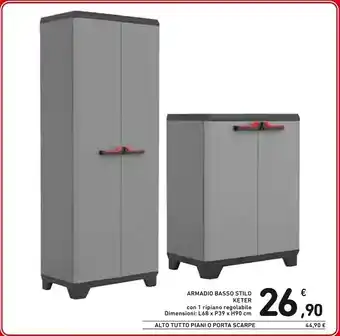 Conad Keter Armadio Basso Stilo offerta