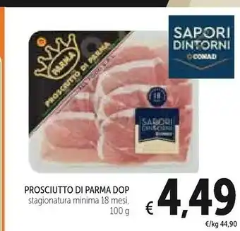 Conad Conad Prosciuttot Di Parma Dop offerta