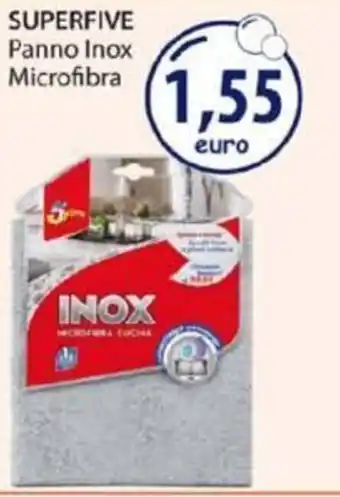 Acqua & Sapone SUPERFIVE Panno Inox Microfibra offerta