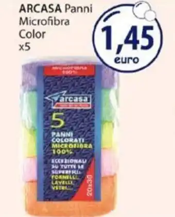 Acqua & Sapone ARCASA Panni Microfibra Color x5 offerta
