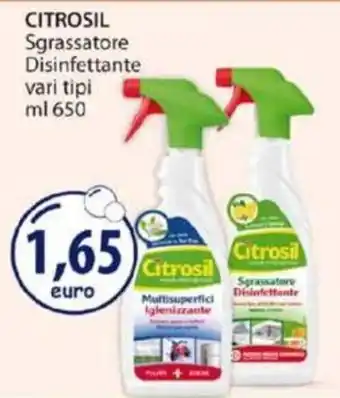 Acqua & Sapone CITROSIL Sgrassatore Disinfettante vari tipi ml 650 offerta