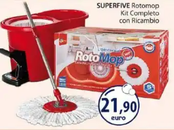 Acqua & Sapone SUPERFIVE Rotomop Kit Completo con Ricambio offerta