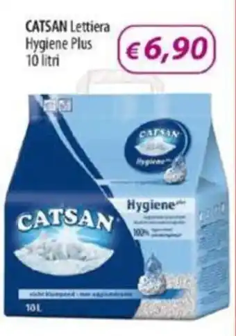 Acqua & Sapone CATSAN Lettiera Hygiene Plus 10 litri offerta