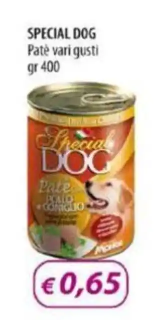 Acqua & Sapone SPECIAL DOG Patė vari gusti gr 400 offerta