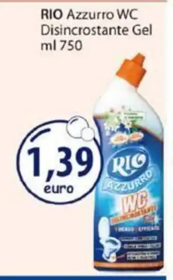 RIO Azzurro WC Disincrostante Gel ml 750