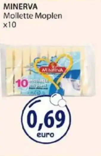 Acqua & Sapone MINERVA Mollette Moplen x10 offerta