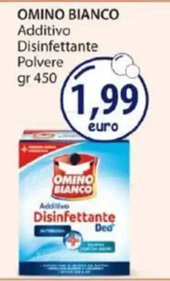 Acqua & Sapone OMINO BIANCO Additivo Disinfettante Polvere gr 450 offerta