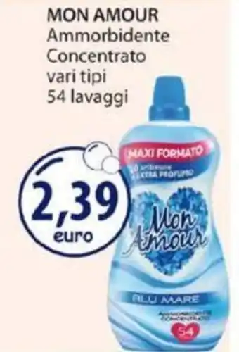 Acqua & Sapone MON AMOUR Ammorbidente Concentrato vari tipi 54 lavaggi offerta