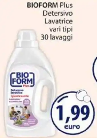 Acqua & Sapone BIOFORM Plus Detersivo Lavatrice vari tipi 30 lavaggi offerta