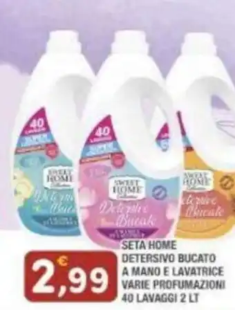 Maury's SETA HOME DETERSIVO BUCATO A MANO E LAVATRICE VARIE PROFUMAZIONI offerta
