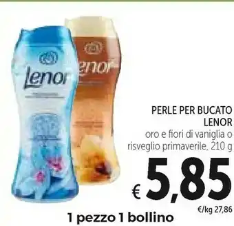 Conad Lenor 8001090891099 Profumo Concentrato Per Bucato Granuli 210 G offerta