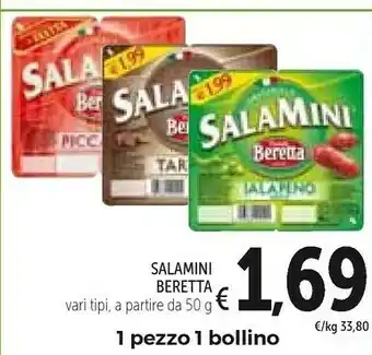 Conad Beretta Salamini 50 G offerta