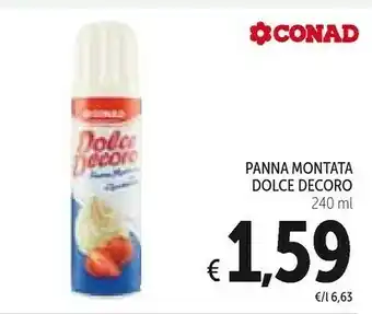 Conad Panna Montata Dolce Decoro offerta