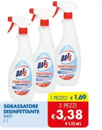 MD Discount SGRASSATORE DISINFETTANTE DAT5 L 1 offerta