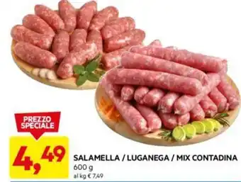 SALAMELLA/LUGANEGA / MIX CONTADINA 600 g