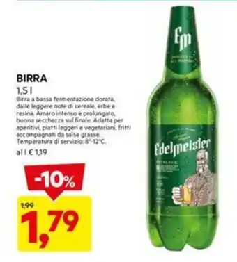 DPiù BIRRA 1,5 l offerta