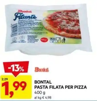 DPiù BONTAL PASTA FILATA PER PIZZA 400 g offerta