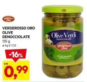 DPiù VERDEROSSO ORO OLIVE DENOCCIOLATE 135 g offerta