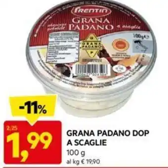 DPiù GRANA PADANO DOP A SCAGLIE 100 g offerta