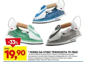 DPiù FERRO DA STIRO TERMOZETA 79-7800 offerta