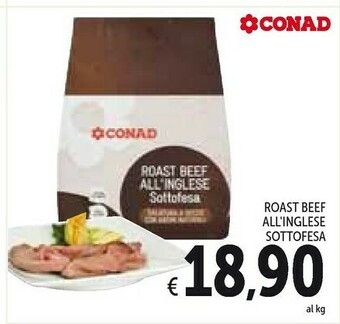 Conad Conad Roast Beef All'inglese Sottofesa offerta