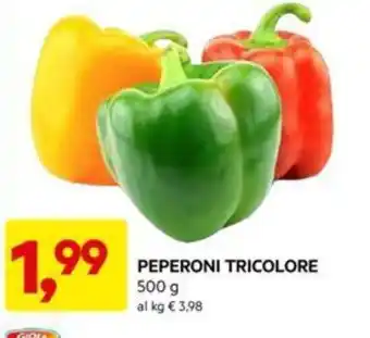 DPiù PEPERONI TRICOLORE 500 g offerta