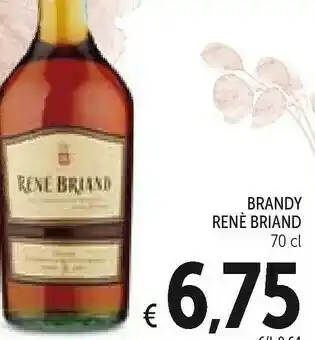 Conad Rene Briand Brandy offerta