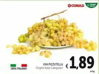 Conad Uva Pizzutella offerta