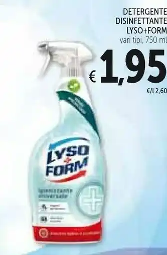Conad Lysoform Detergente Disinfettante offerta