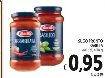 Conad Barilla Sugo Arrabbiata 400 G(ml) offerta