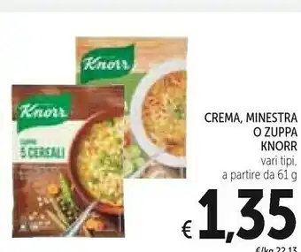 Conad Knorr Crema/ Minestra/ Zuppa offerta