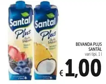 Conad Santal Plus Pesca Mango 1000 G(ml) offerta