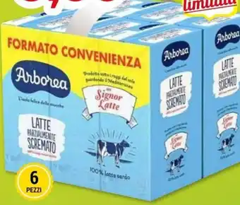 VALIGETTA LATTE ARBOREA parzialmente scremato It.1x6