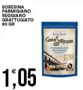 Vantaggio Cash&Carry SORESINA PARMIGIANO REGGIANO GRATTUGIATO 80 GR offerta