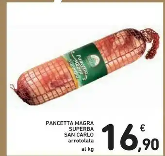 Conad San Carlo Pancetta Magra Superba offerta