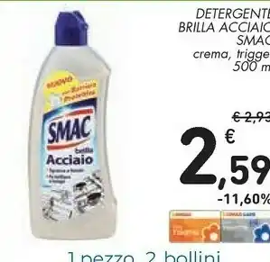 Conad Smac Detergente Brilla Acciaio offerta