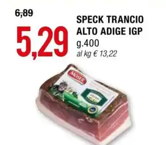Hardis SPECK TRANCIO ALTO ADIGE IGP g.400 offerta