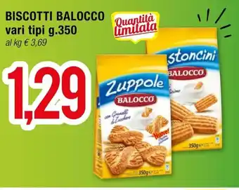 Hardis BISCOTTI BALOCCO vari tipi g.350 offerta