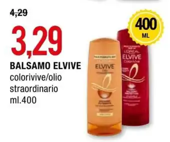Hardis BALSAMO ELVIVE colorivive/olio straordinario ml. 400 offerta