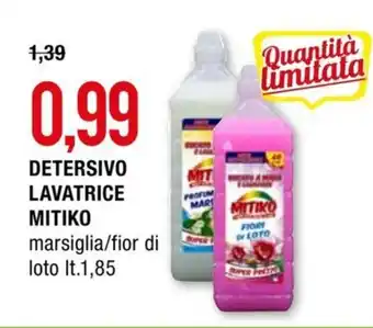 DETERSIVO LAVATRICE MITIKO marsiglia/fior di loto It.1,85