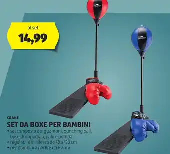 CRANE SET DA BOXE PER BAMBINI
