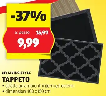 ALDI MY LIVING STYLE TAPPETO offerta