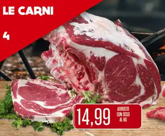 Supermercati Pasquale Prisco ARROSTO CON OSSO AL KG offerta