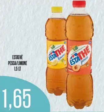 Supermercati Pasquale Prisco ESTATHÈ PESCA/LIMONE 1.5 LT offerta
