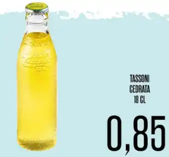 Supermercati Pasquale Prisco TASSONI CEDRATA 18 CL offerta