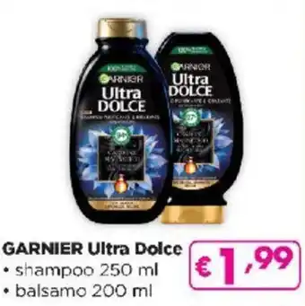 Acqua & Sapone GARNIER Ultra Dolce shampoo 250 ml balsamo 200 ml offerta