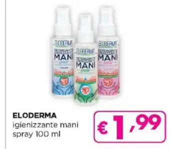 Acqua & Sapone ELODERMA igienizzante mani spray 100 ml offerta